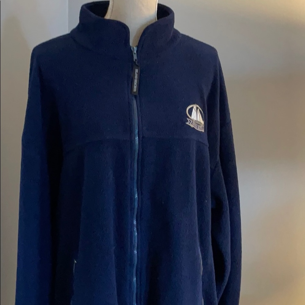 Men’s navy fleece jacket